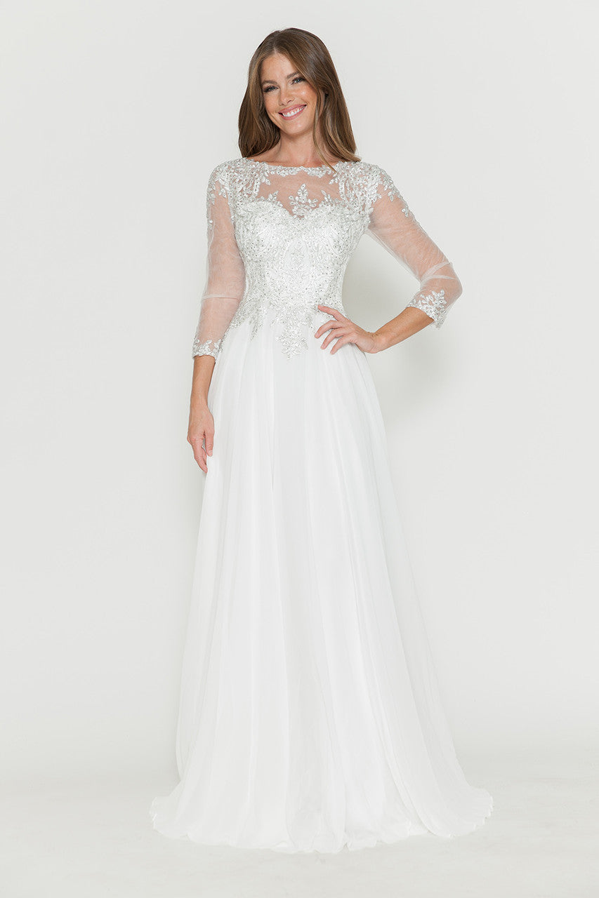 Ivory Chiffon Long Dress judyssmallworld Ivory Chiffon Long Dress judyssmallworld