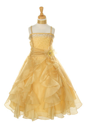 Long Ruffle Dress