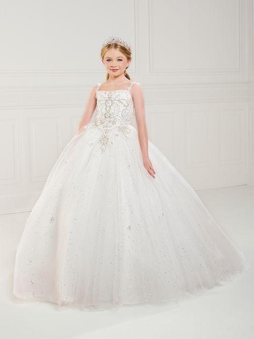 White Tulle Ball Gown