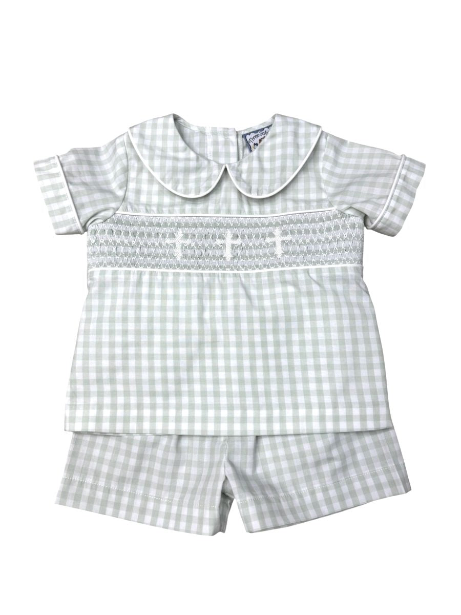 Sage Faith Cross Short Set