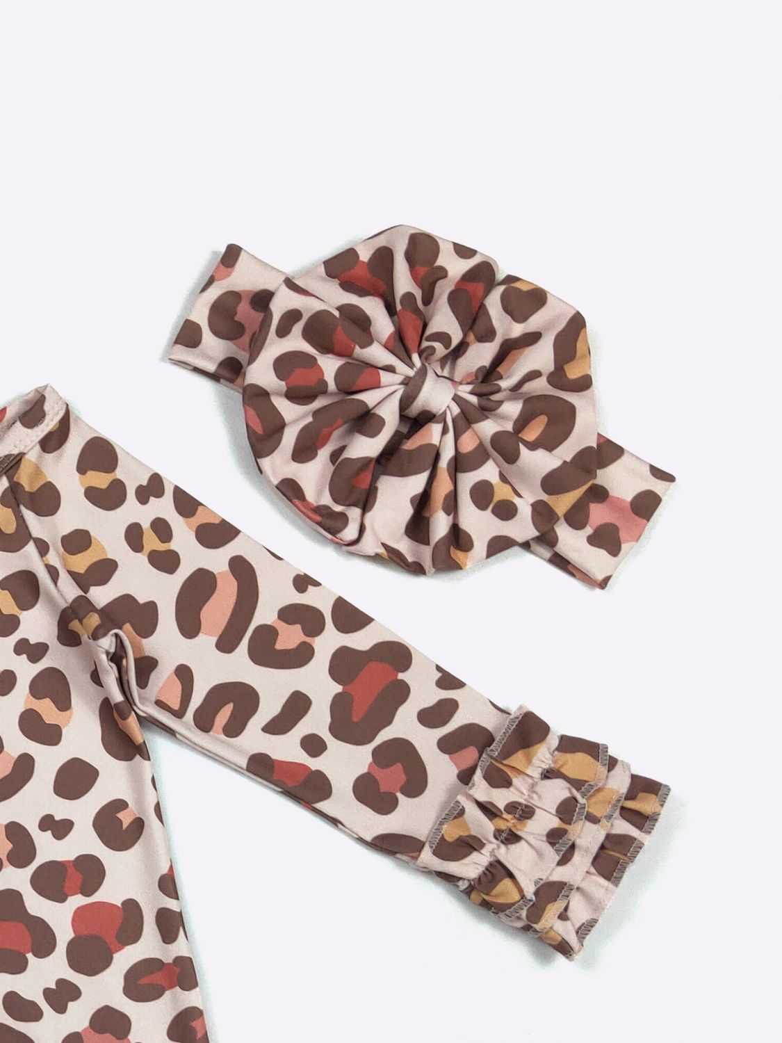 Autumn Leopard Baby Gown
