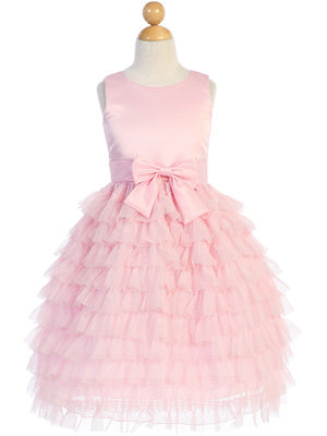 Pink Ruffle Dress