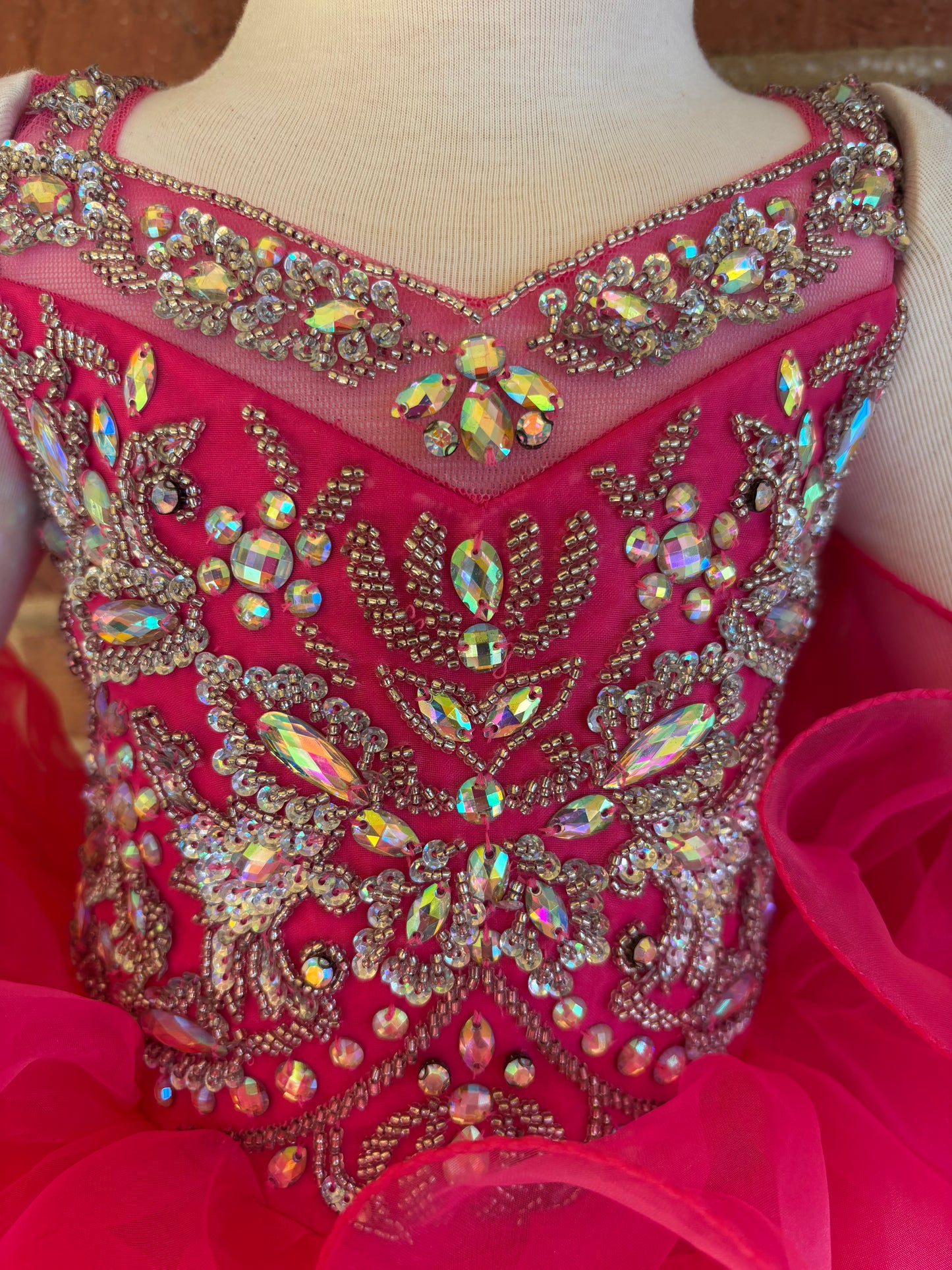 Fuchsia Pageant Dress