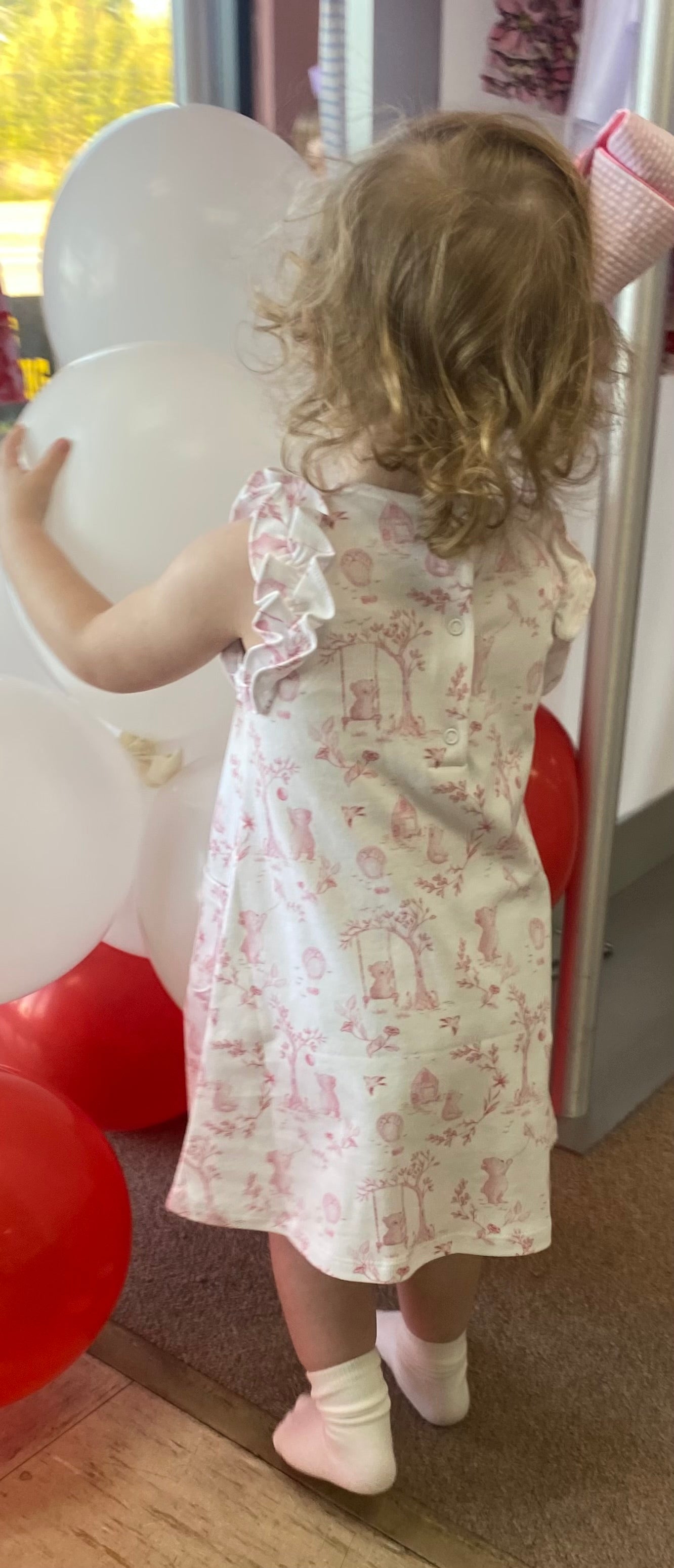 Pink Toile Dress
