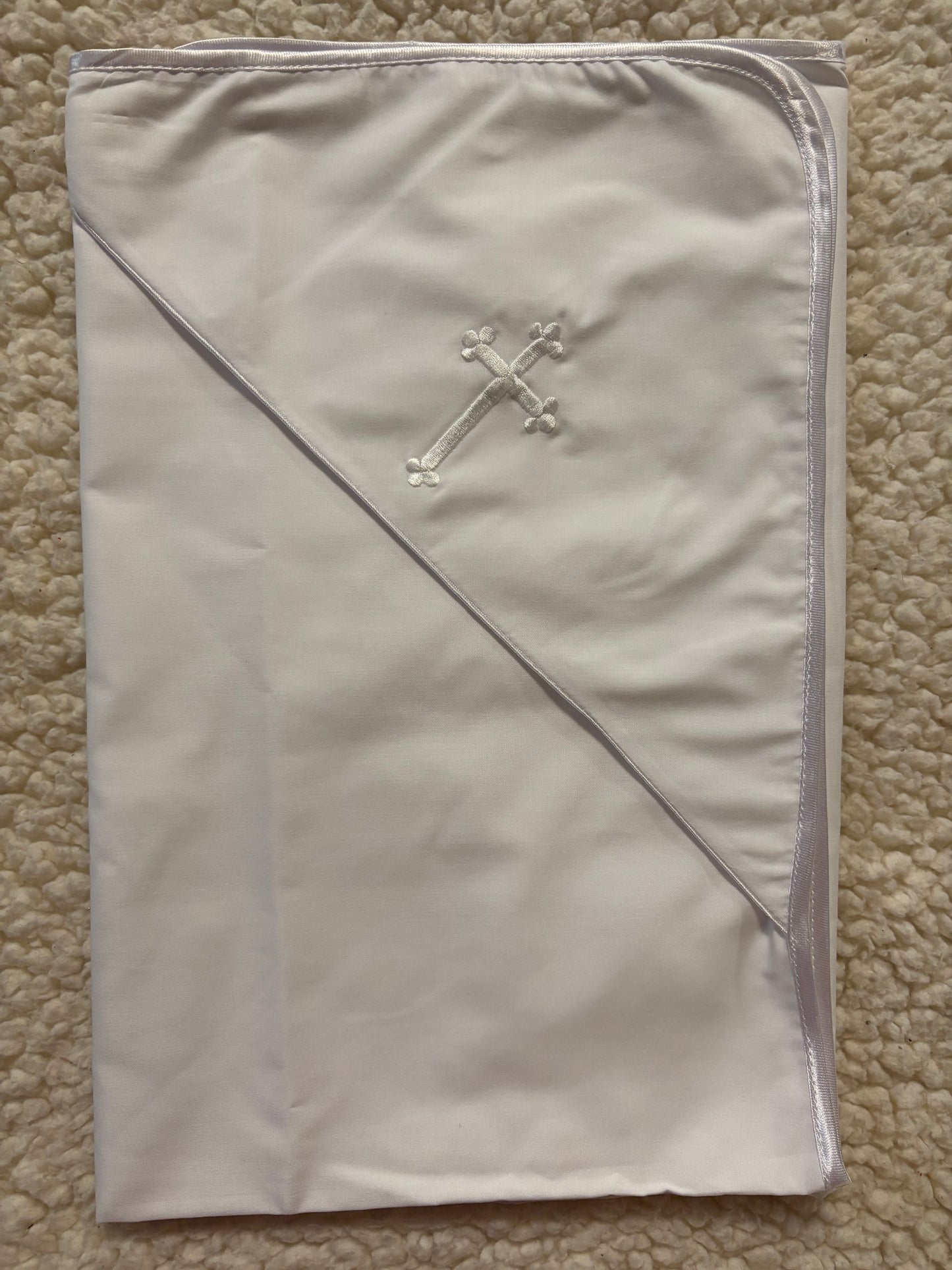 White Cross Blanket