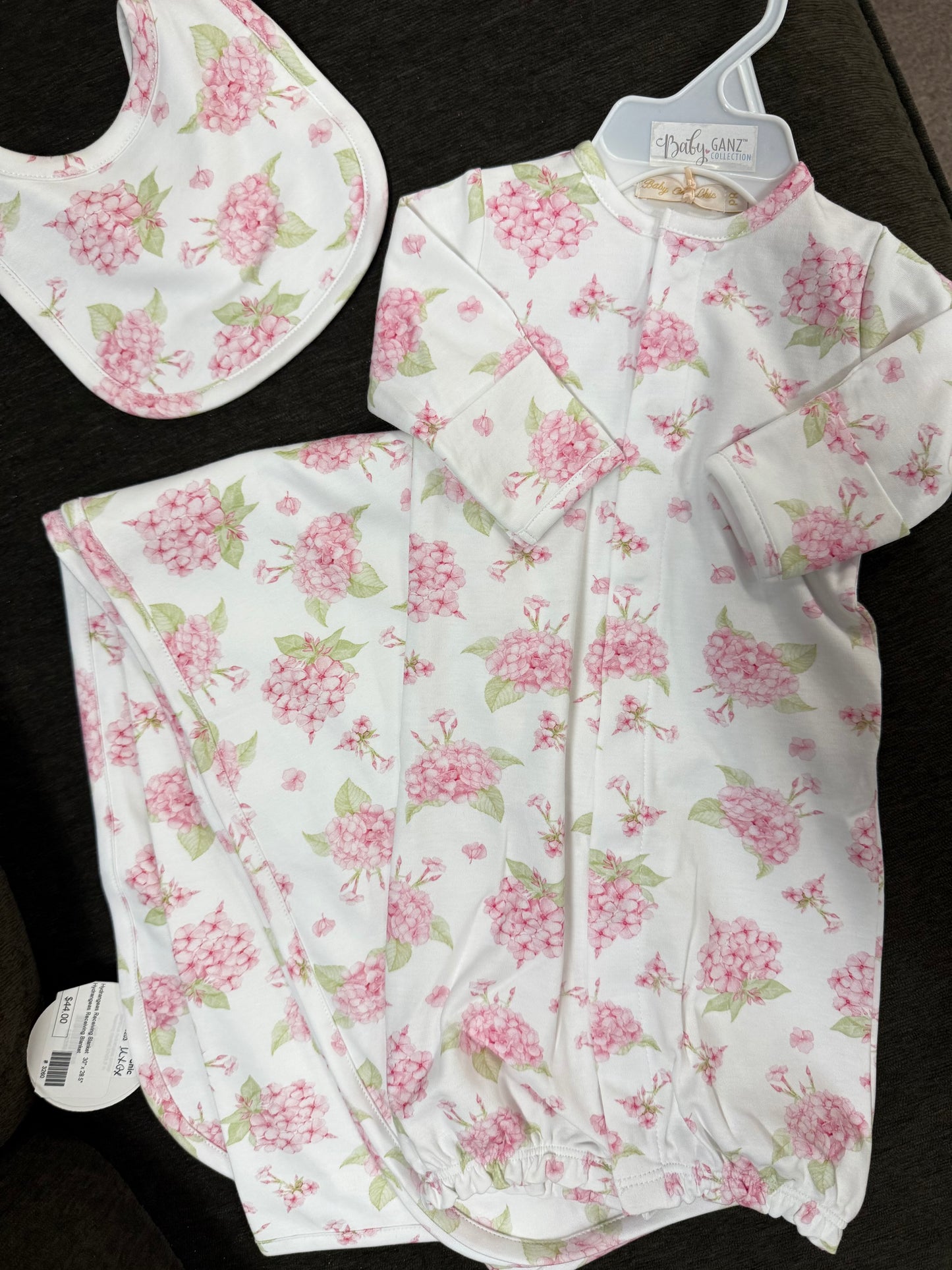 Hydrangeas Printed Converter Gown