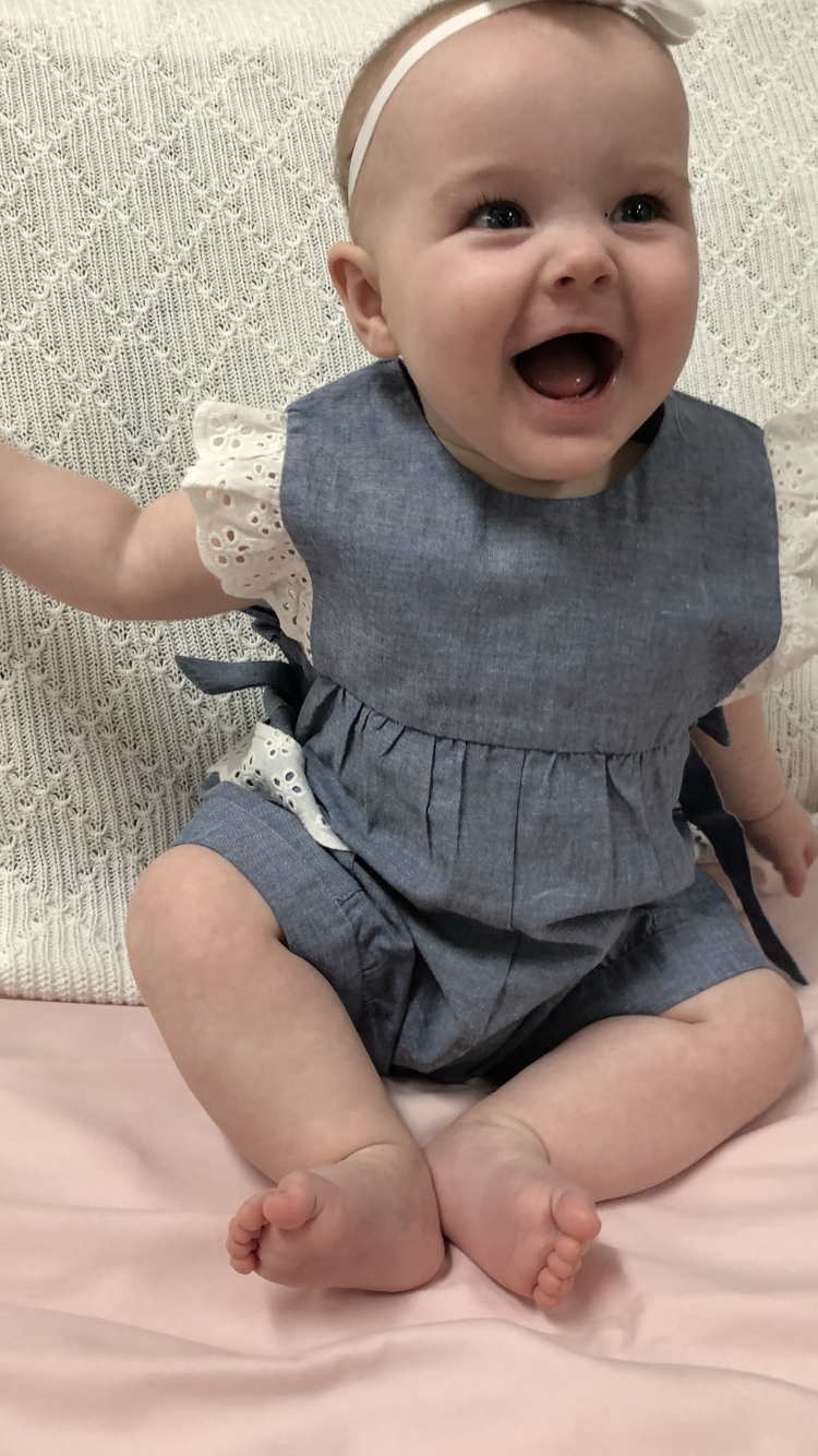 Chambray Romper