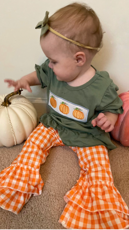 Sage Pumpkin Pant Set