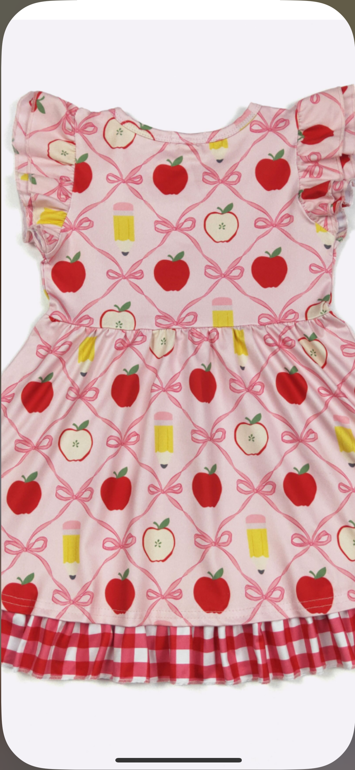 Apple Coquette Dress