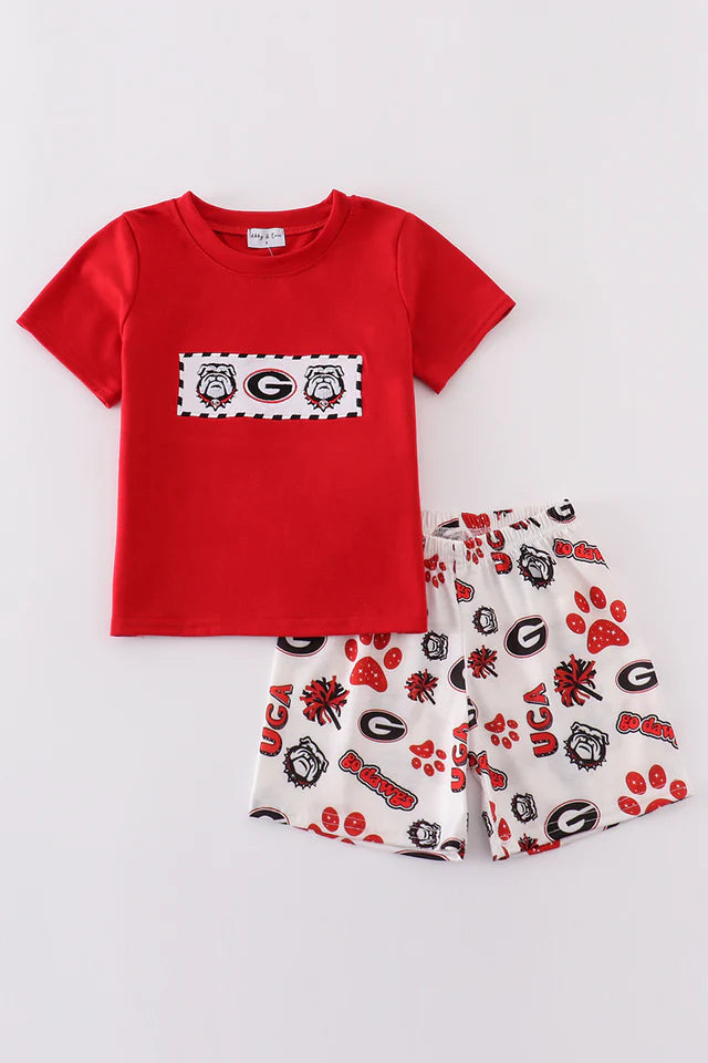 Red Georgia Embroidery Set