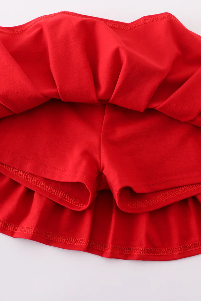 Red Georgia Skort Set