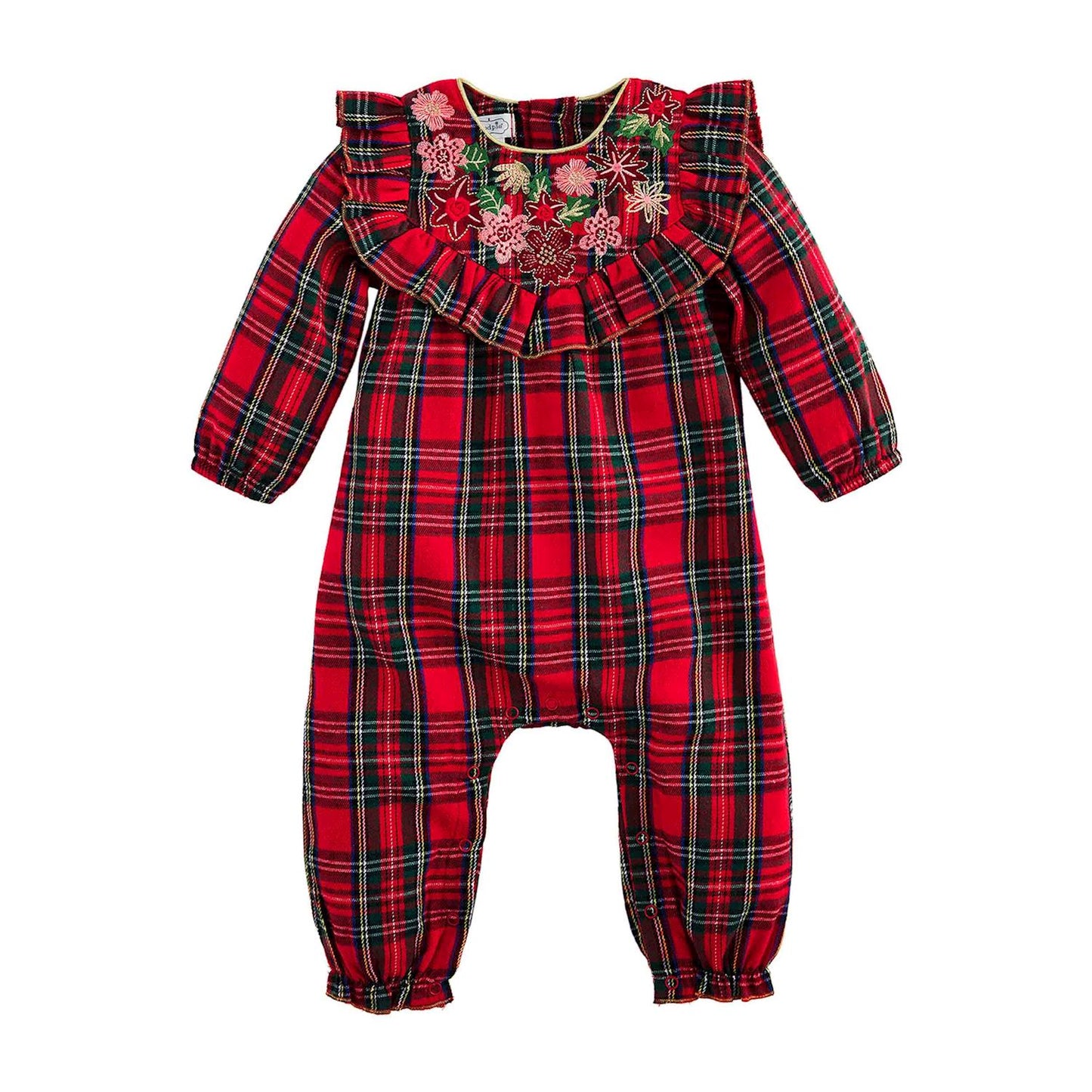 Tartan Floral One-Piece