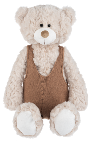 Tobie Bear in Overalls