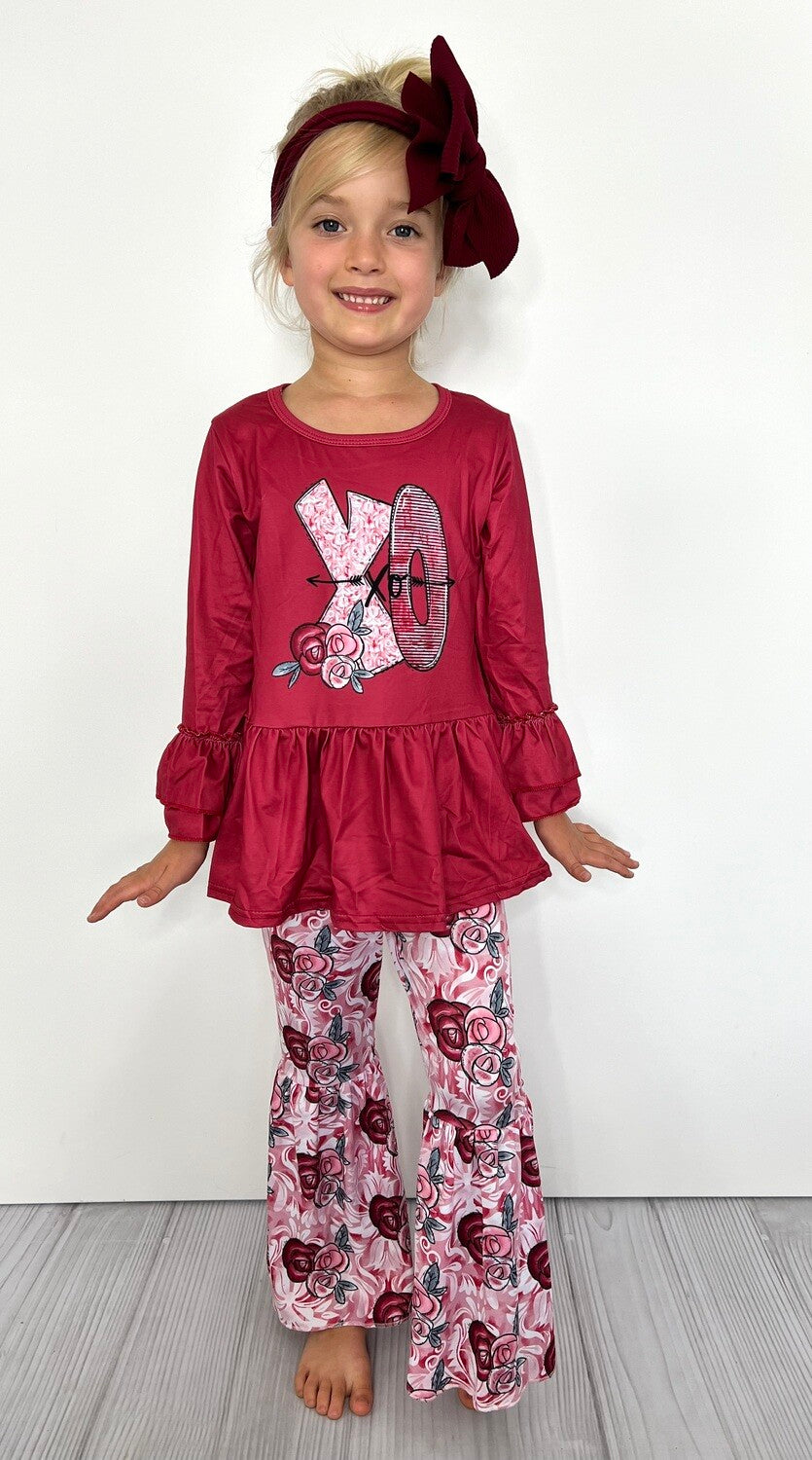 XO Floral Pant Set