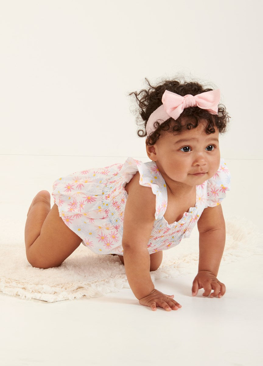 Daisy Print Summer Onesie
