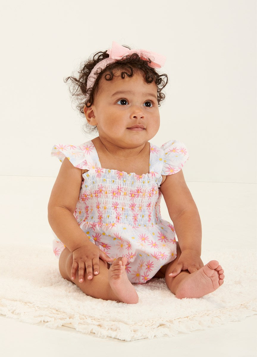 Daisy Print Summer Onesie