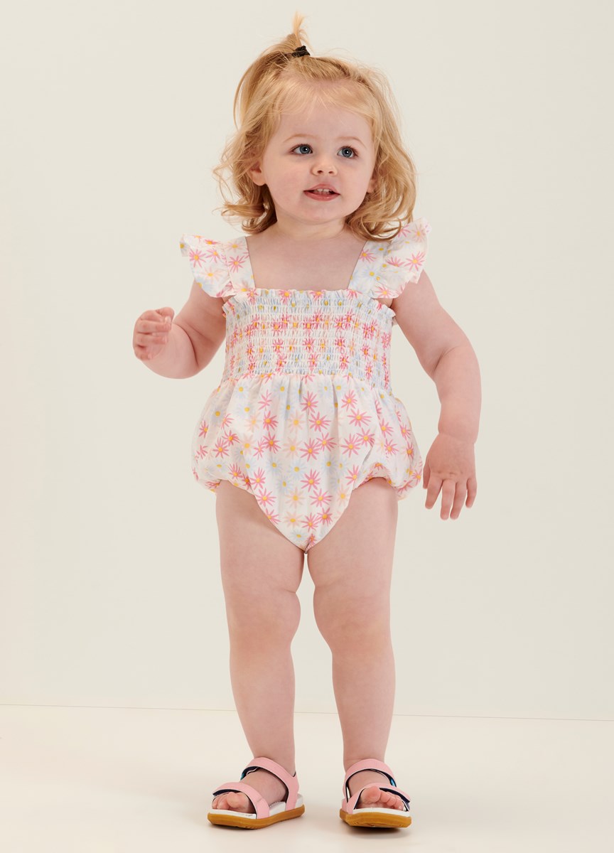 Daisy Print Summer Onesie