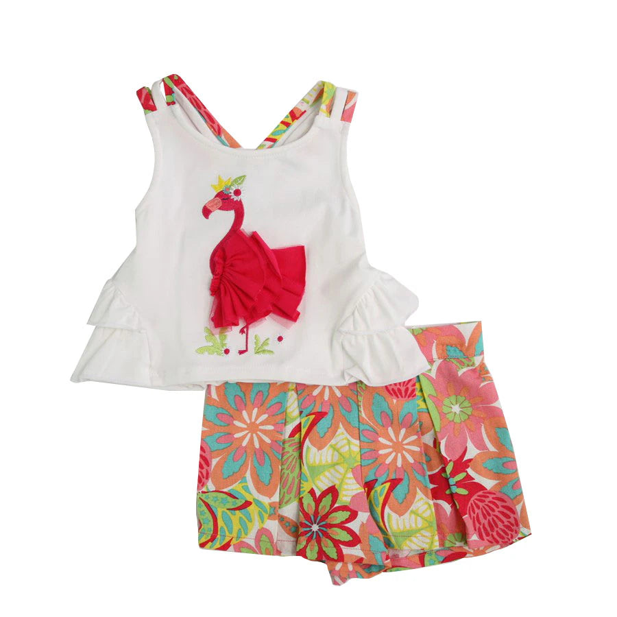 Flamingo Short Set