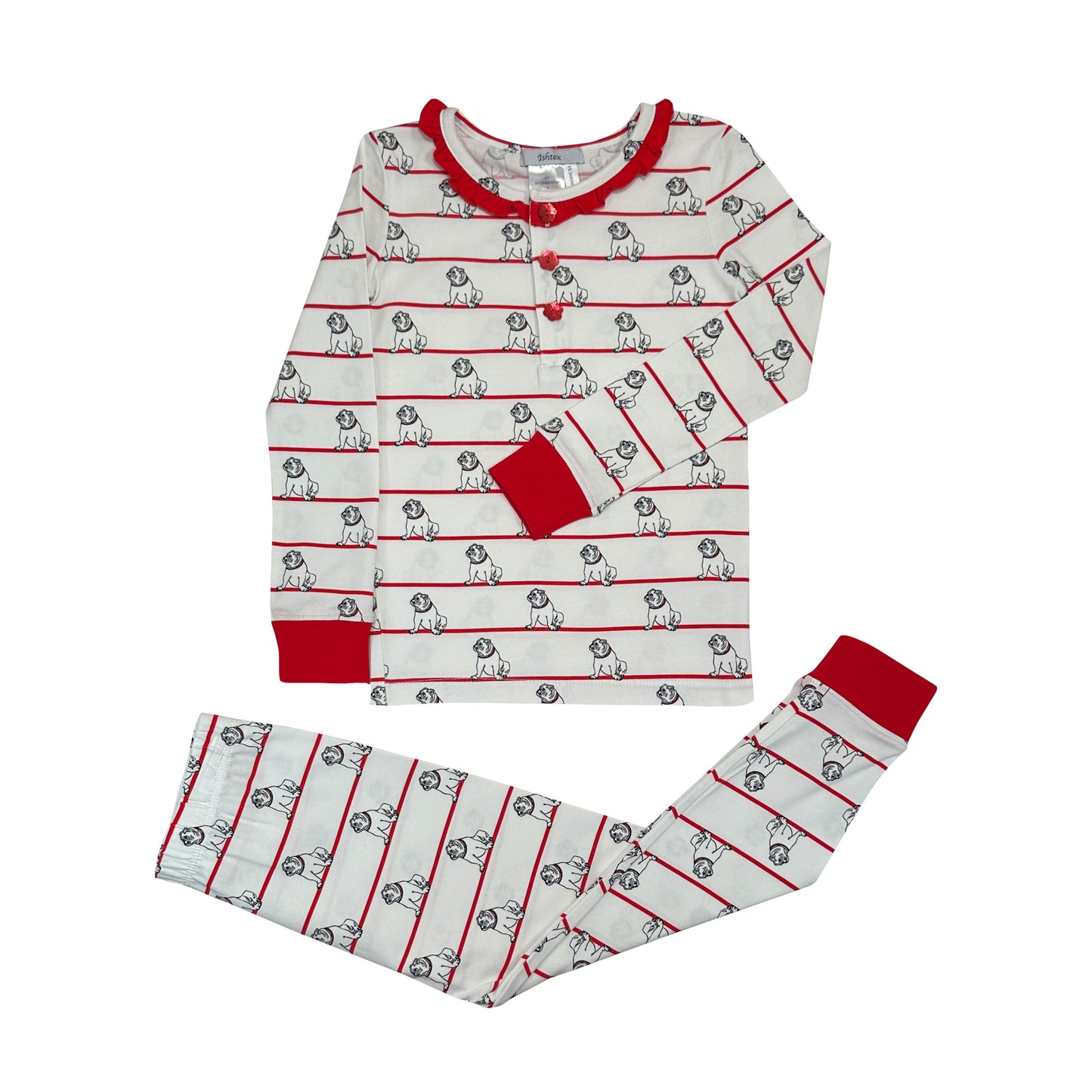 Bulldog Red/Black PJ