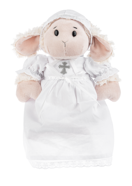 10" Christening Lamb