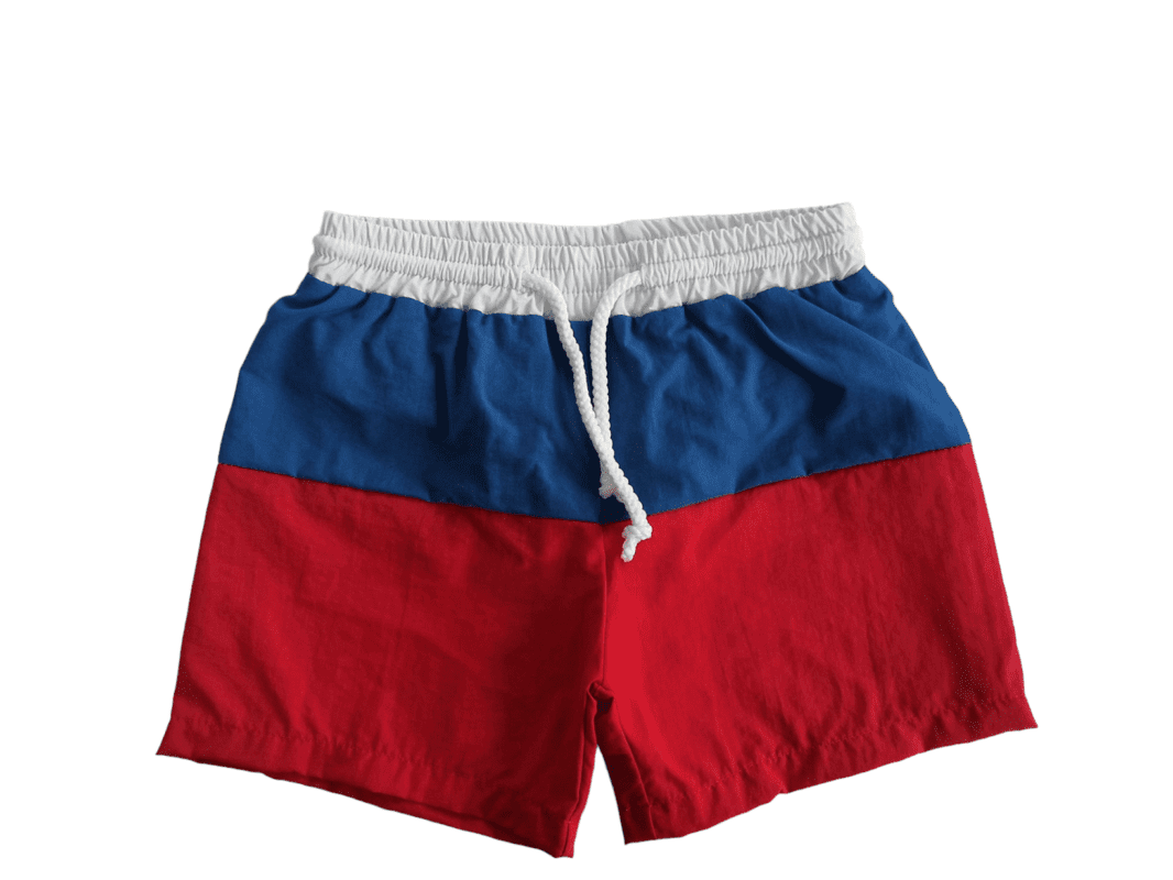 Red, White, Blue Swim Trunk