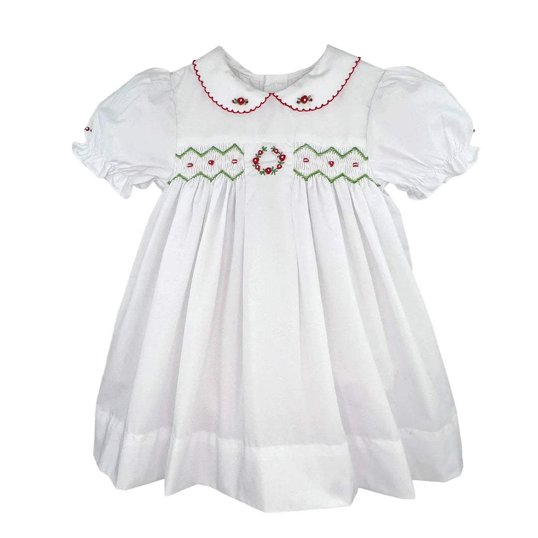 Christmas Smocked Dress