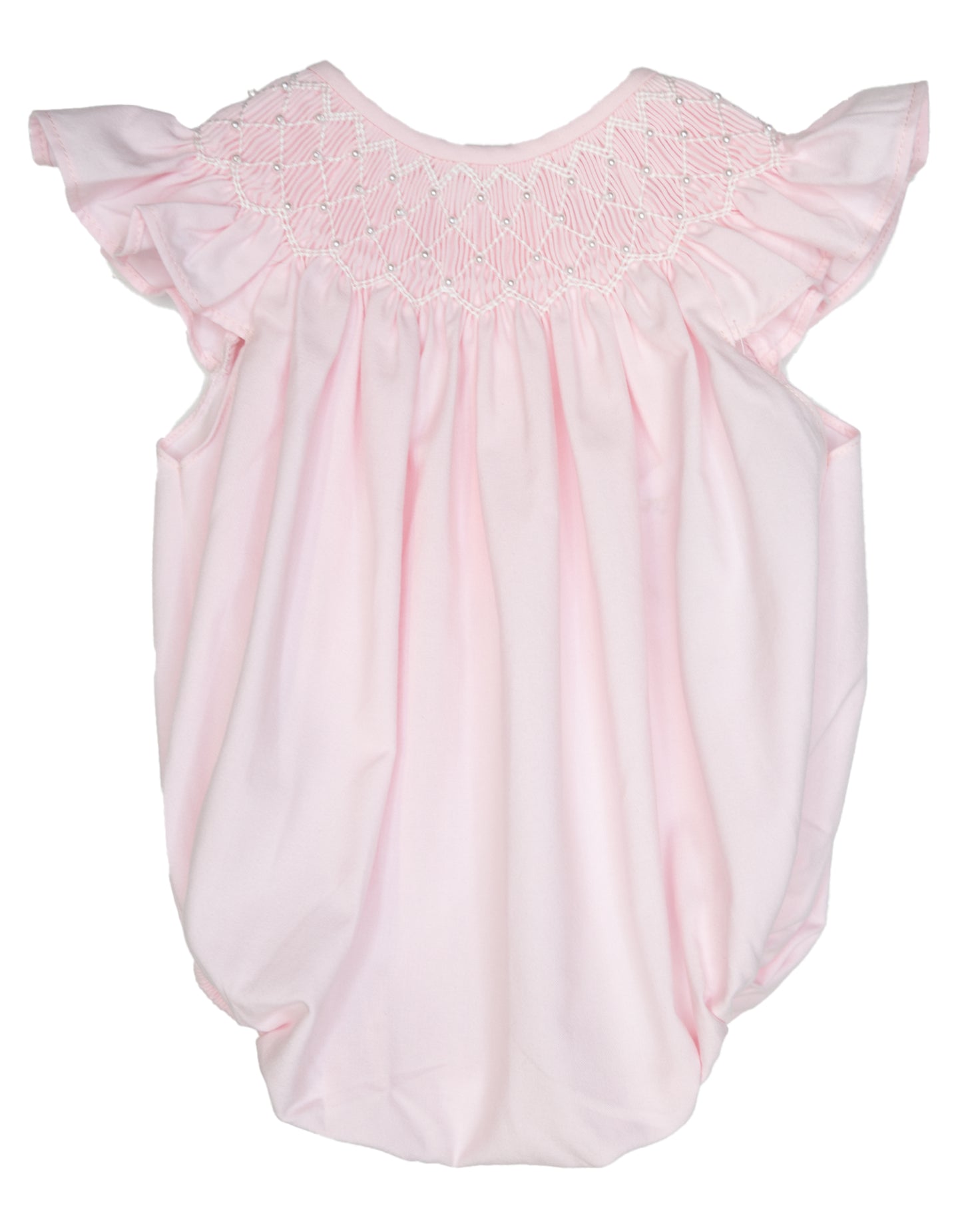 Pink Pearl Smocked Bubble