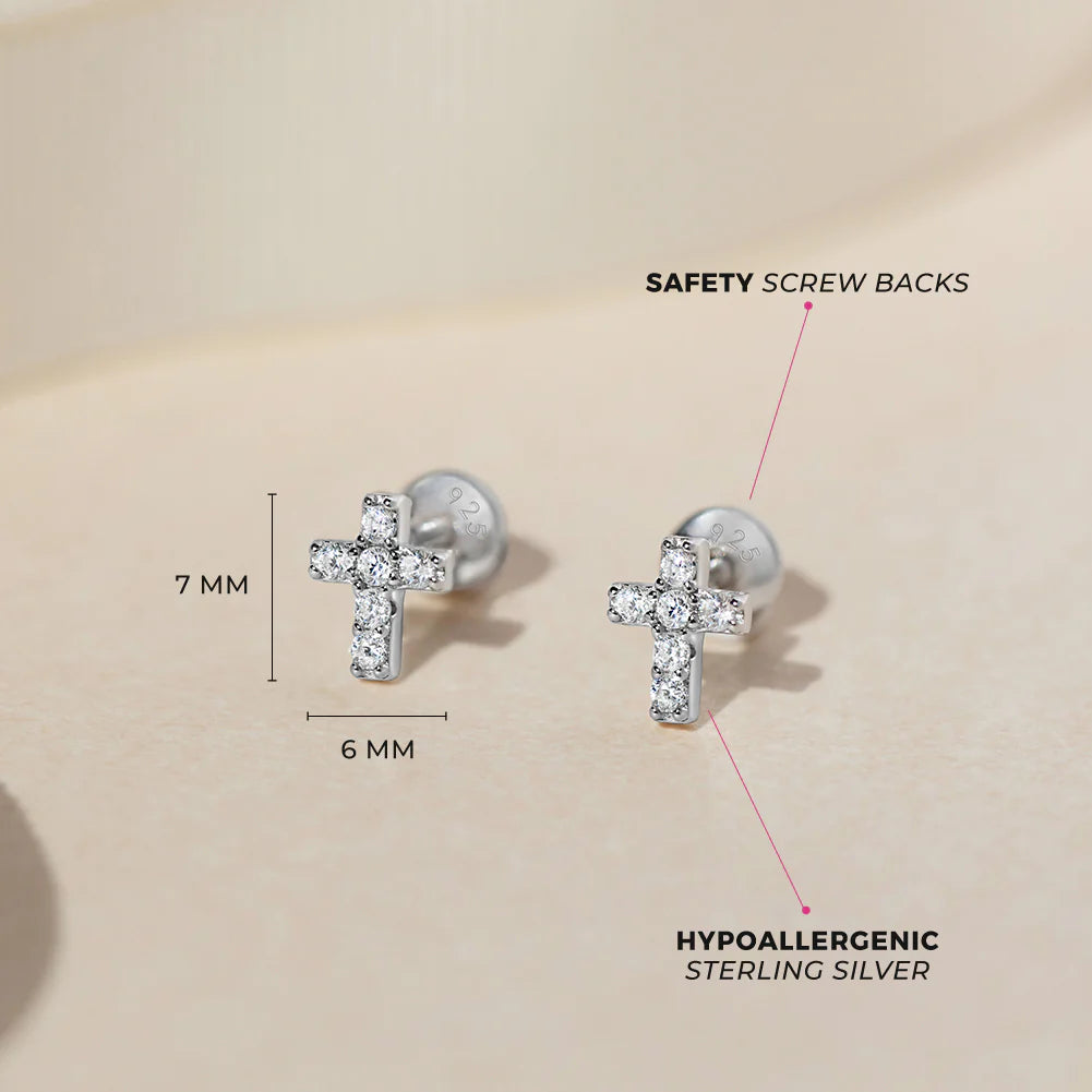 7mm Baby/Toddler/Kids Earrings