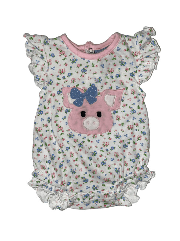 Pig Applique Bubble