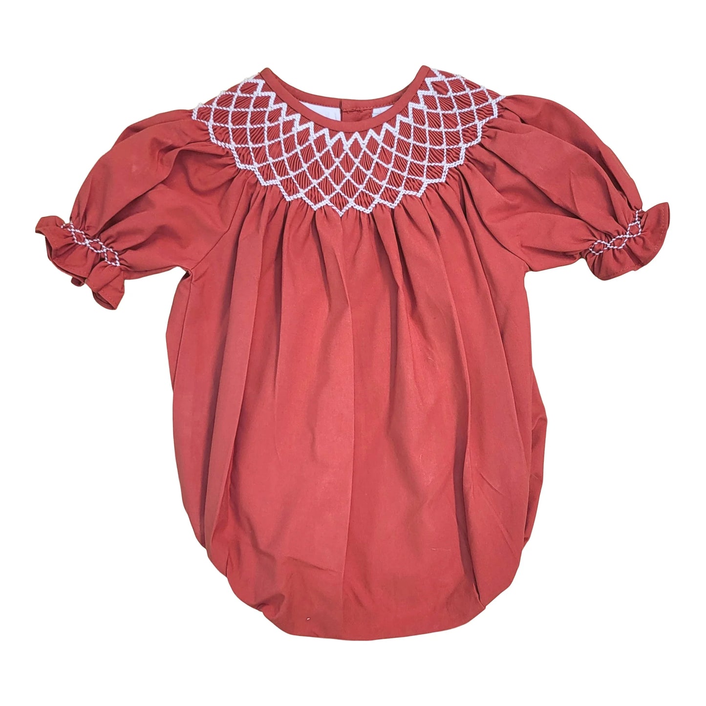 Red with White Pearl Bubble
