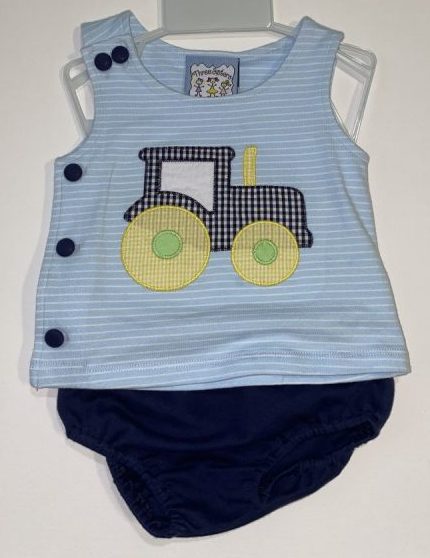 Tractor Diaper Set