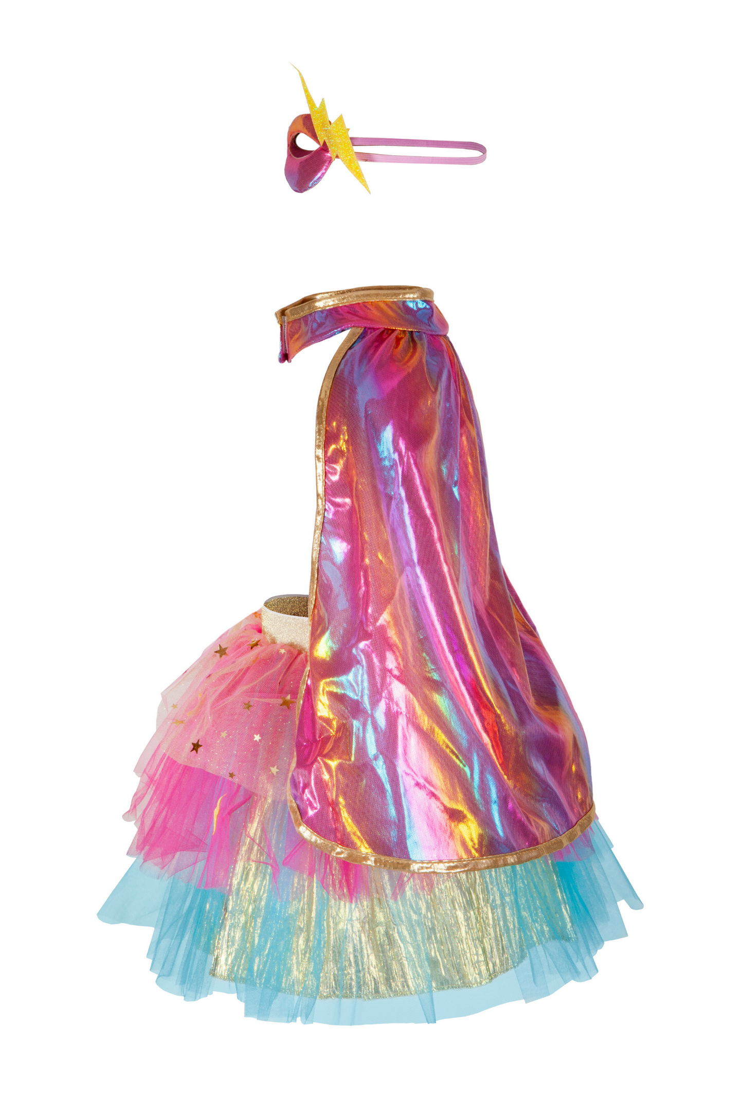 Pink & Gold Tutu/Cape/Mask
