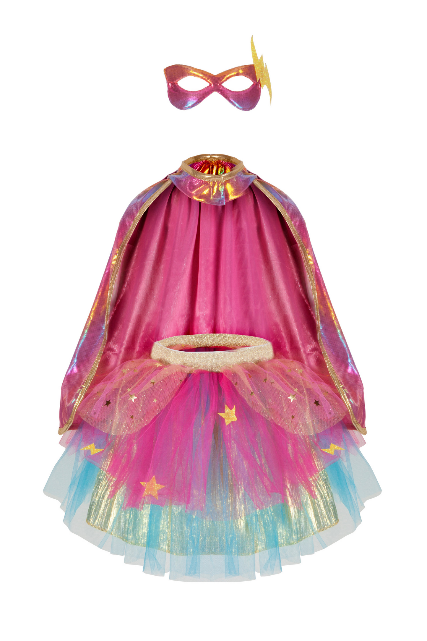Pink & Gold Tutu/Cape/Mask