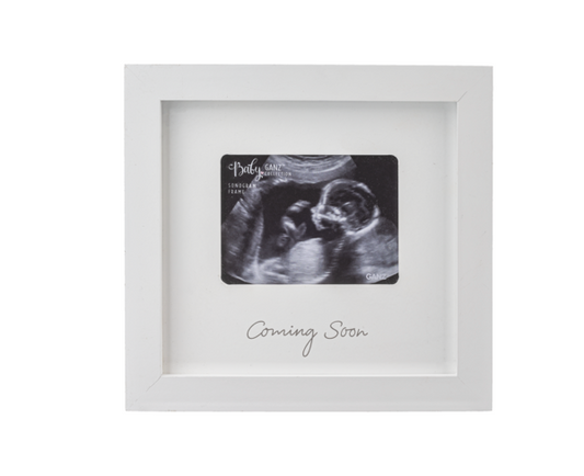 7.5" Coming Soon Sonogram Frame