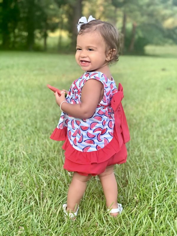 Watermelon Summertime Bloomer Set