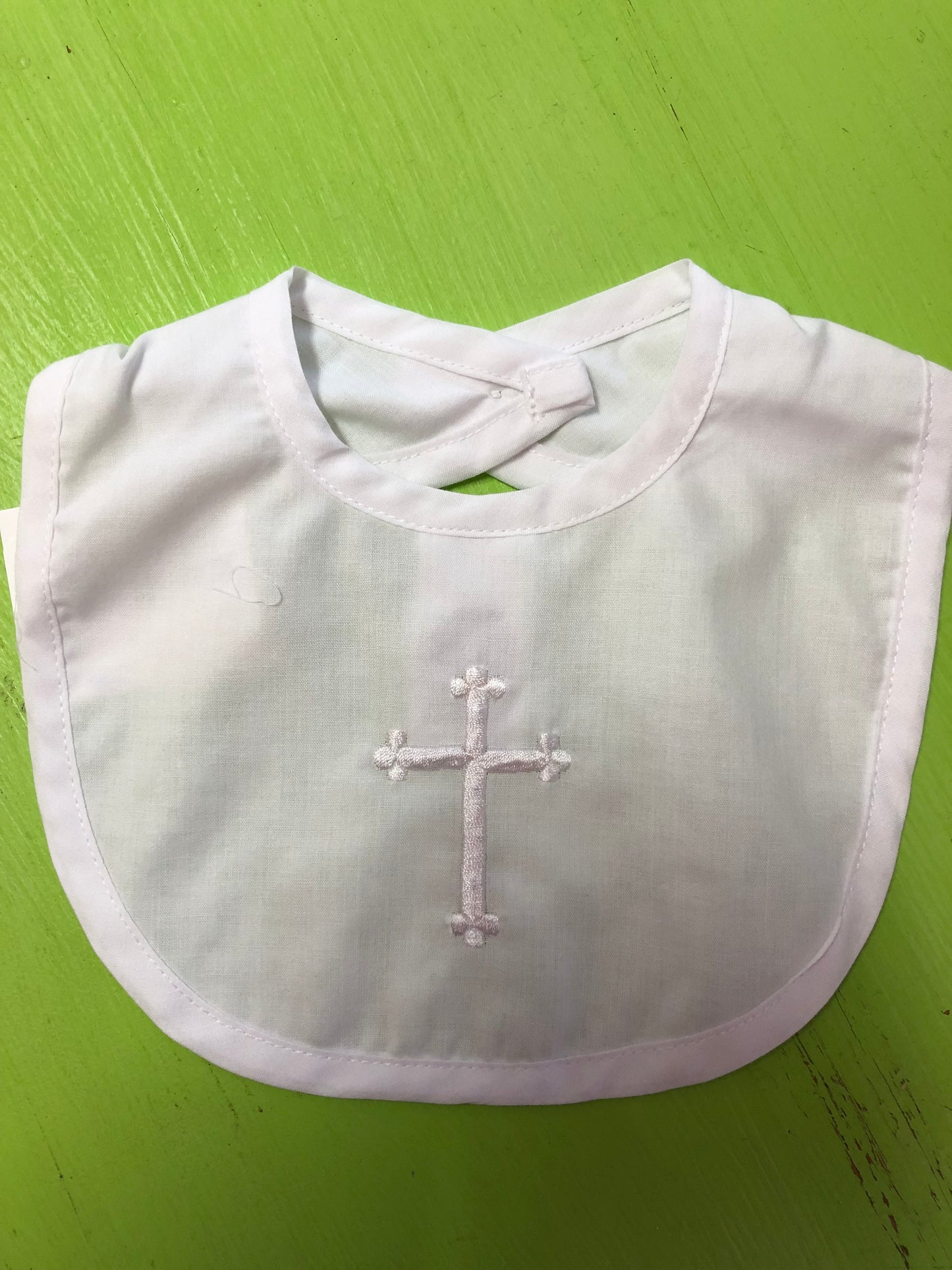 White Cross Bib