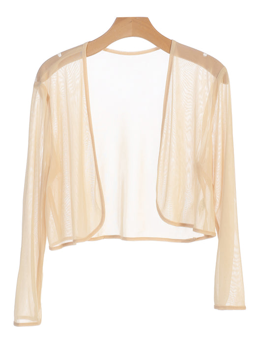 Champagne Chiffon Bolero