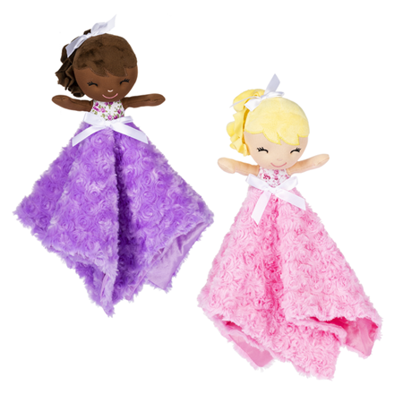 14" Mini Blankie Doll Lovie