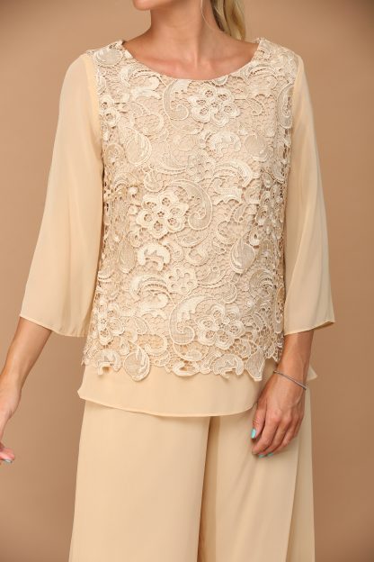 Champagne 2 Pc. Pant Set