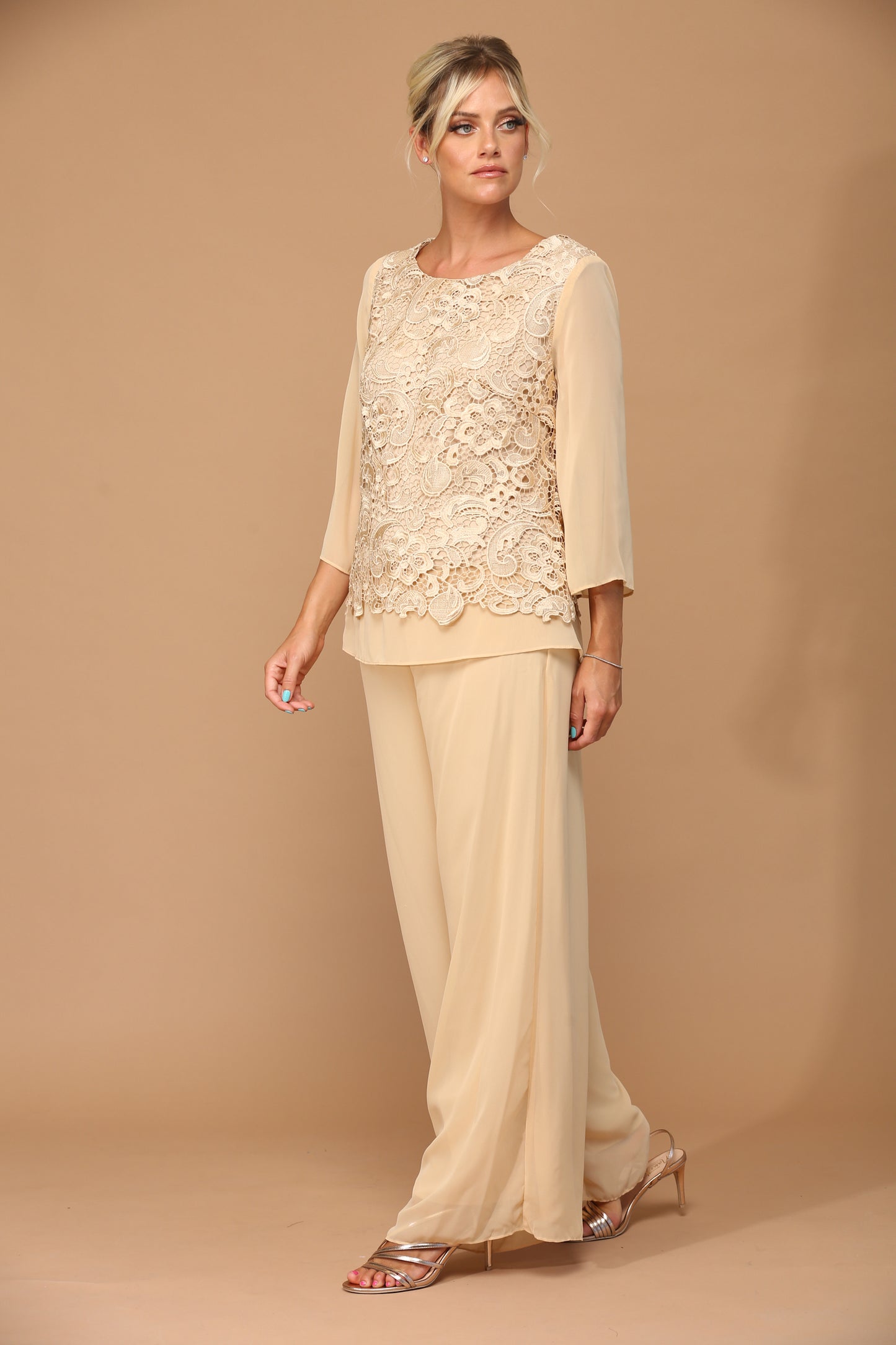 Champagne 2 Pc. Pant Set