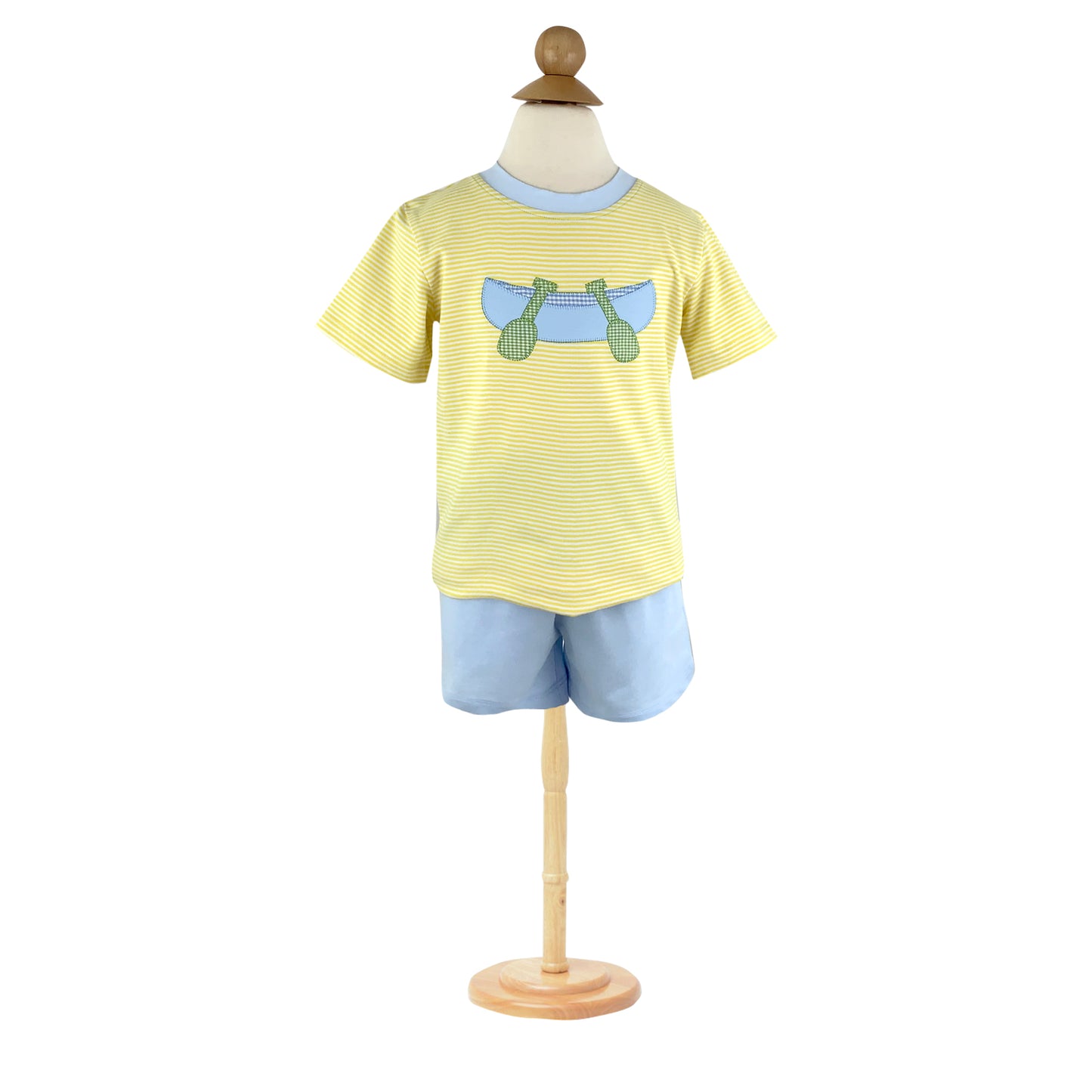 Canoe Applique Short set