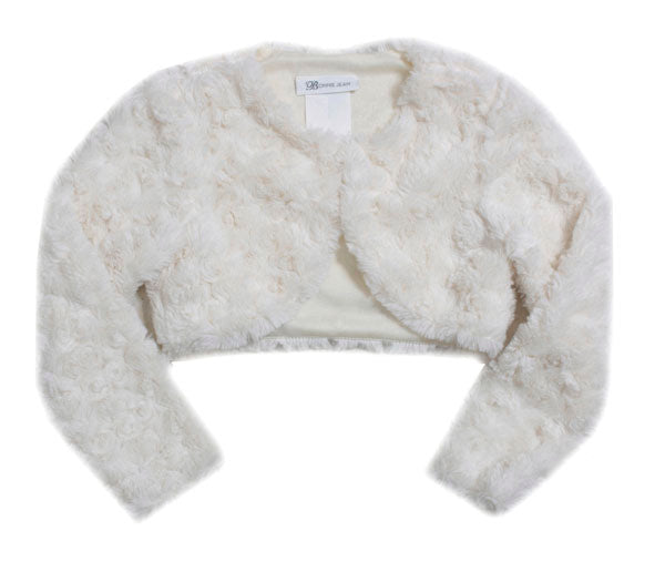 Ivory Faux Fur Jacket