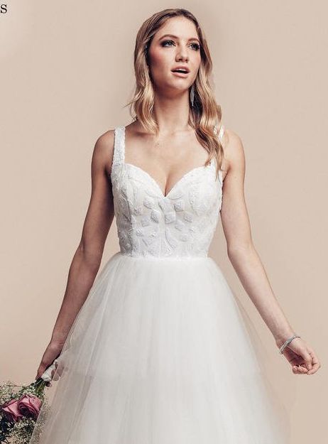 White Tulle Gown