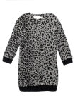 Grey/Black Knit Dress