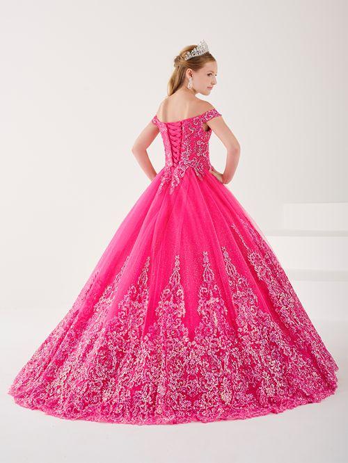 Lilac Glitter Ball Gown