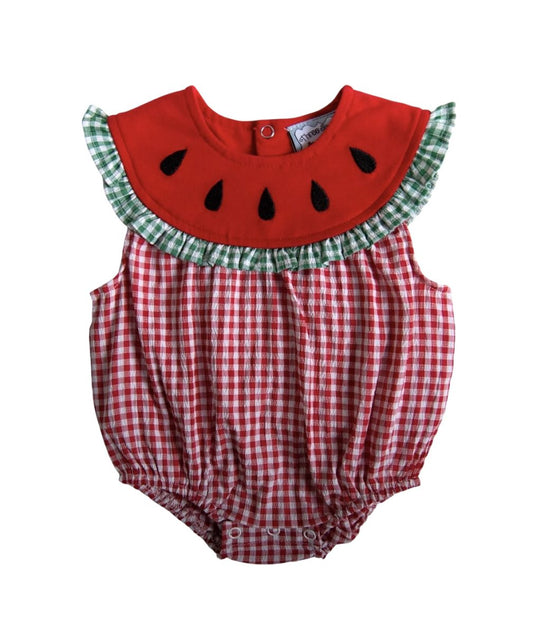 Red Check Watermelon Bubble