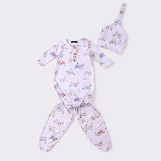 Mult Tractor Knotted Gown