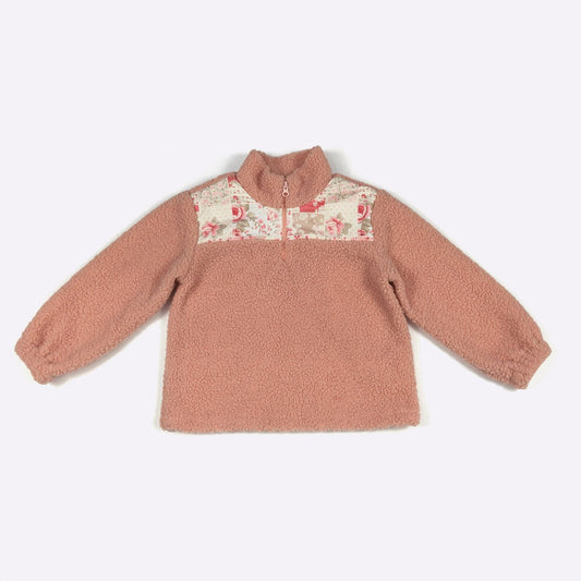 Patchwork Sherpa Jacket