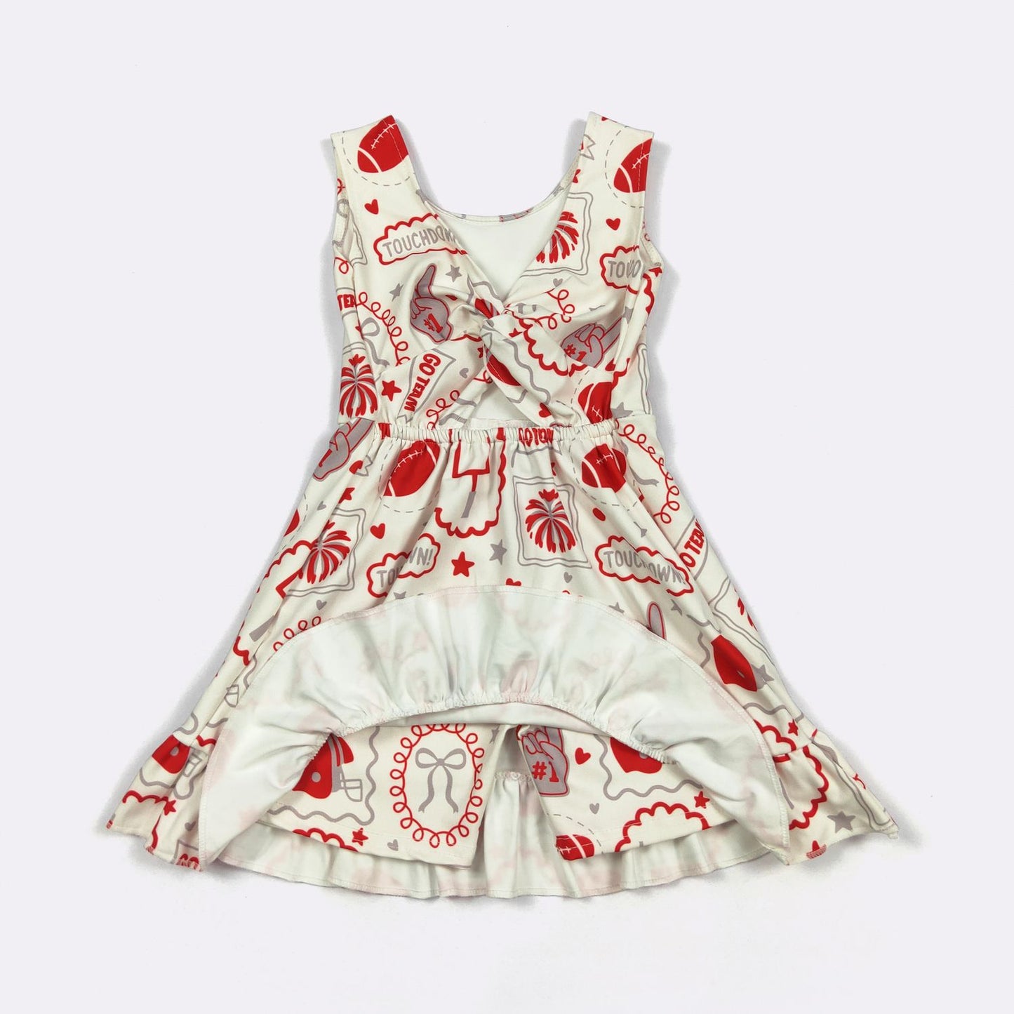 Red Go Team Dress