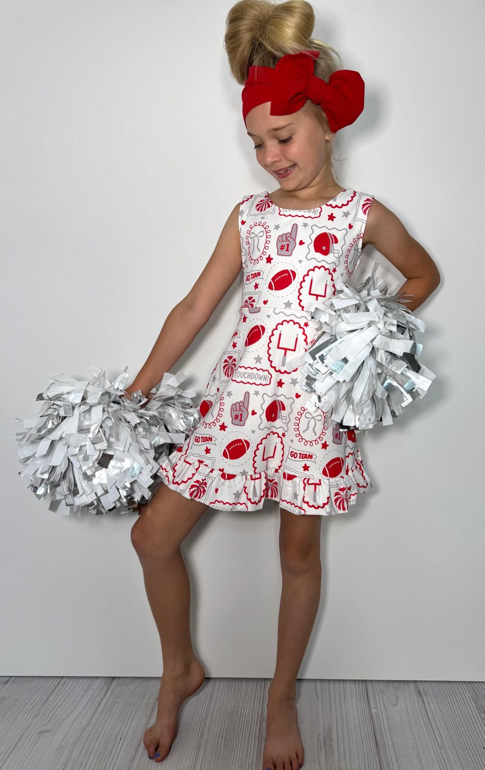 Red Go Team Dress